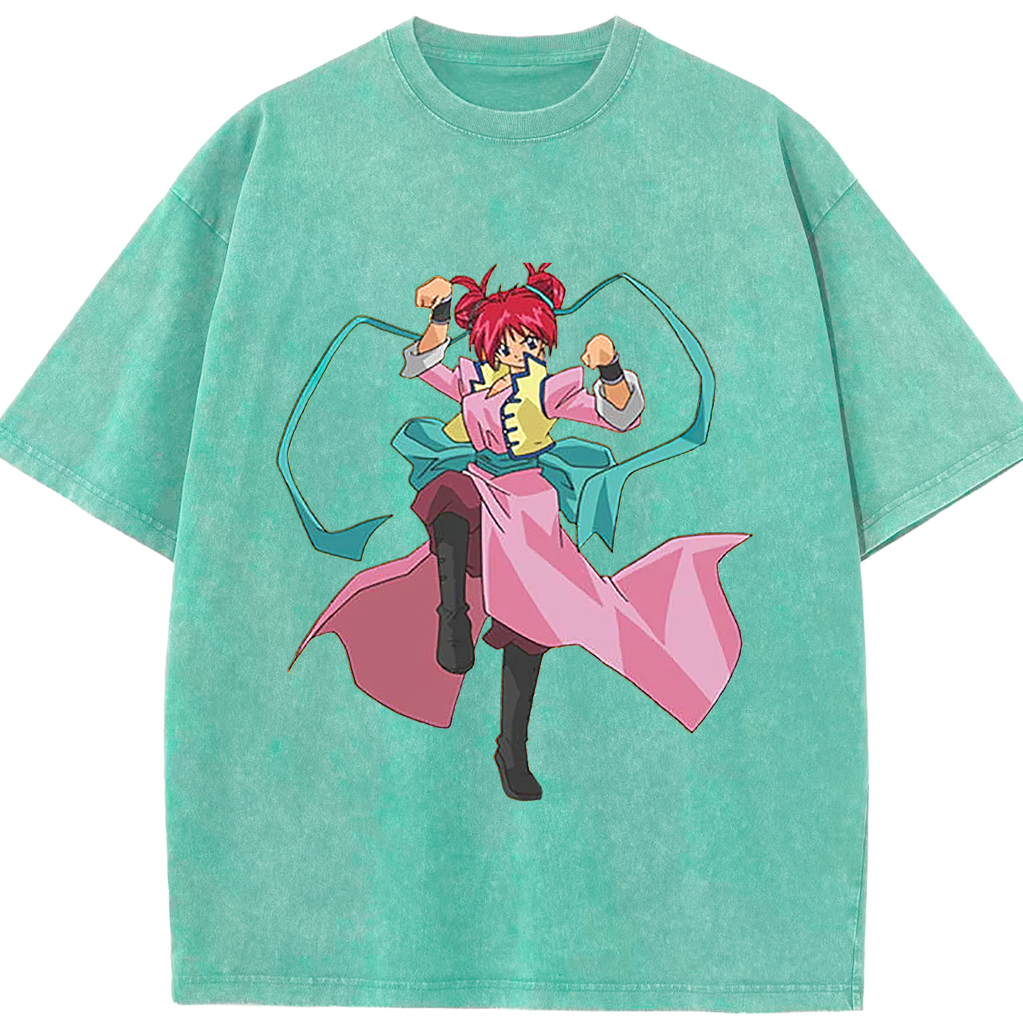 （画像用） 遊☆戯☆王 Yu-Gi-Oh! 綿100% ヴィンテージ風 半袖Tシャツ（フロントプリント）